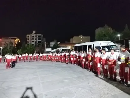 اعزام ۱۰ تیم هلال&zwnj;احمر کرمانشاه به نجف و کربلا