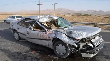 تصادف مرگبار دو دستگاه ۴۰۵ با تریلی در محور رامشیر_ماهشهر/آمار فوتی&zwnj;ها اعلام شد