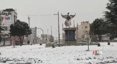 یاسوج سفیدپوش شد/تداوم بارش برف تا عصر امروز+فیلم