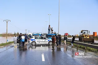 جاری شدن سیل در  استان گلستان