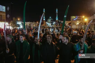 آیین سنتی عزاداری «مشق شمشیر» نجفی های مقیم قم