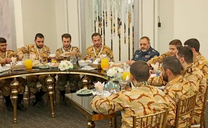 حضور وزیر دفاع در ضیافت افطاری کارکنان وظیفه نیرو&zwnj;های مسلح