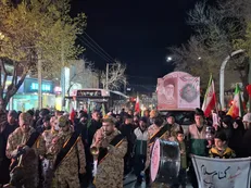 پیکر شهید دریادل محمد مولوی در شهرکرد تشییع شد+ فیلم