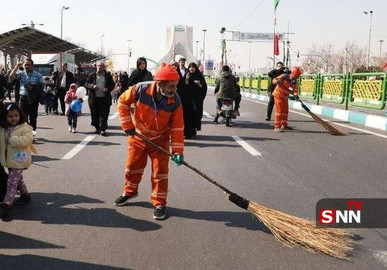حضور ۱۵۹۴۷ پاکبان در مراسم وداع و تشییع رهبر شهید
