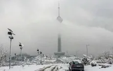 تهران برفی شد