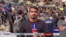 قالیباف با حضور در ضاحیه بیروت از محل حمله هوایی رژیم صهیونیستی دیدن کرد