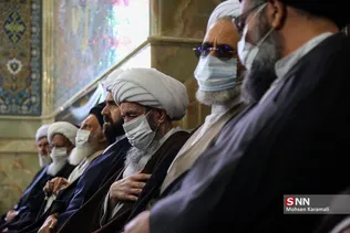  تشییع آیت‌الله علوی گرگانی در قم