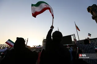 جشن پیروزی ابراهیم رئیسی در انتخابات ریاست جمهوری