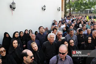 مراسم تشییع مرحوم حسین شهاب