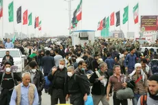 مسیر راهپیمایی اربعین ضدعفونی شد