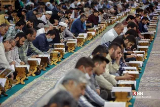 آیین ترتیل‌خوانی قرآن کریم در حرم حضرت معصومه(س)