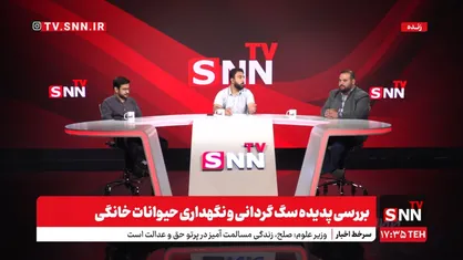 پخش زنده بررسی پدیده سگ گردانی و نگهداری حیوانات خانگی در SNNTV