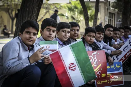راهپیمایی ۱۳ آبان در کاشان