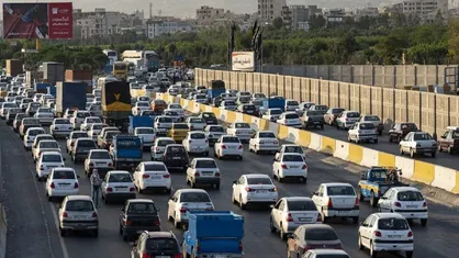 ترافیک در محور چالوس سنگین شد