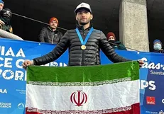 دومین طلای ایران در مسابقات یخ نوردی قهرمانی جهان