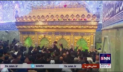 حال و هوای حرم امام حسین (ع) در شب میلاد امام جواد (ع)