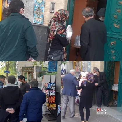 تولید ماسک و گان بیمارستان توسط گروه جهادی شهیدحاج ابوالفتح