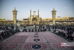 آیین تعویض پرچم حرم مطهر حضرت معصومه(س)