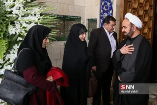 مراسم ختم پدر حجت الاسلام کلانتری معاون فرهنگی دانشجویی دانشگاه آزاد اسلامی