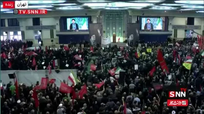 شعار  &laquo;هیهات من الذله&raquo; در مراسم بزرگداشت رهبر شهید طنین&zwnj;انداز شد