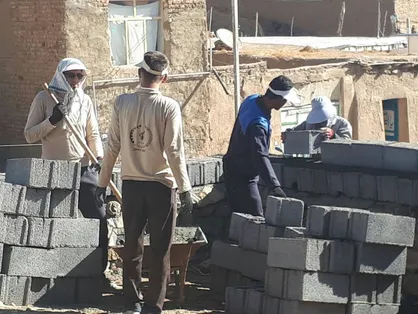 نوآوری در اردوی جهادی دانشگاه کردستان/ فیلم&zwnj;های جشنواره عمار برای اهالی روستا اکران شد