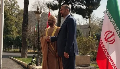 استقبال امیرعبداللهیان از همتای عمانی در تهران