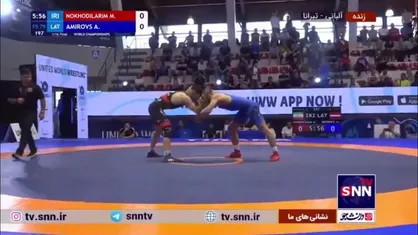 نمایش جذاب نخودی مقابل چشمان باروز/ نخودی مقتدرانه به پیروزی رسید