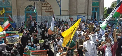 حضور دانشجویان در ترمینال پرواز&zwnj;های فرودگاه امام خمینی (ره) به منظور اعلام آمادگی برای جهاد با رژیم صهیونسیتی