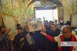 تشییع پیکر مطهر شهید «رضا زارع‌ مویدی» شهید مدافع امنیت در شیراز