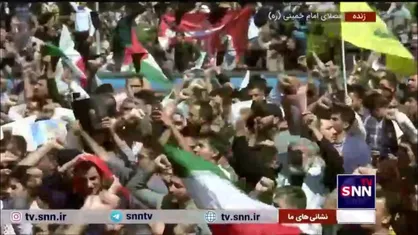 طنین حیدر حیدر در مصلی امام خمینی (ره) در تهران