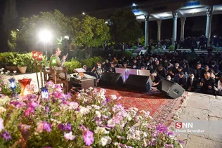 مراسم شب قدر در حافظیه شیراز
