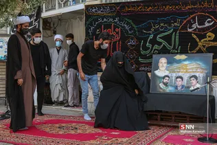 روضه خانگی در جوار خانه مادر شهید / قم