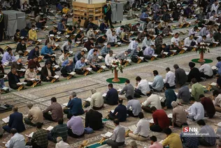 آیین ترتیل‌خوانی قرآن کریم در حرم حضرت معصومه(س)