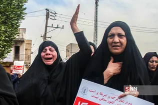راهپیمایی مردم اهواز در محکومیت ترور حاج قاسم سلیمانی