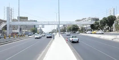 پل عابر پیاده گیشا بهره&zwnj;برداری شد