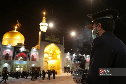 مراسم خطبه خوانی شب شهادت امام رضا علیه السلام