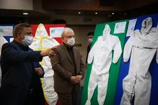 پیشرفته‌ترین نمونه لباس محافظتی کادر درمانی ساخت ایران رونمایی شد