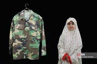 مطهره صادقی، دختر 6ساله شهید جاوید الاثر مدافع حرم سید مصطفی صادقی