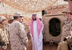 سفر نمایشی بن سلمان به جبهه جنوبی