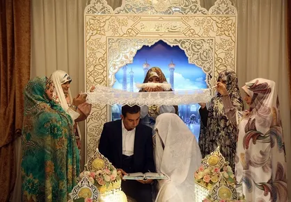۸۰ مراسم عقد در نوروز ۱۴۰۵ در آستان مقدس فاطمه معصومه(س) برگزار شد