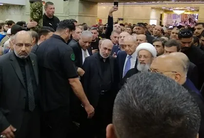 رئیس پارلمان لبنان به زیارت عتبات مقدسه و دیدار نماینده آیت&zwnj;الله سیستانی رفت