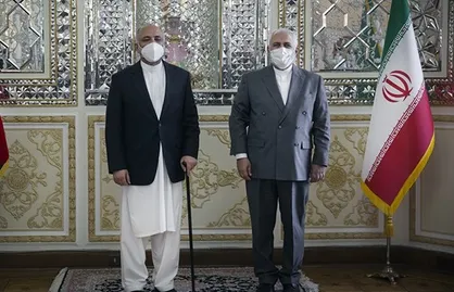 دیدار سرپرست وزارت خارجه افغانستان با ظریف