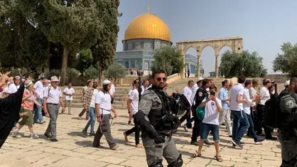 شهرک&zwnj;نشینان صهیونیست به مسجدالاقصی تعرض کردند