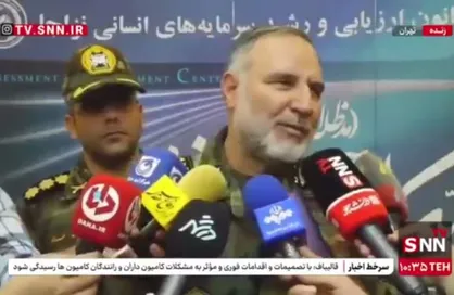 امیر حیدری: هرگونه تهدیدی اگر عملی شود مبدا و مصدر تهدید در کسری از زمان، با خاک یکسان خواهد شد + فیلم