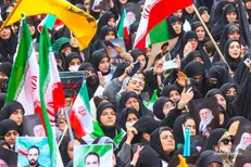 حضور باشکوه و رجز خوانی مردم بندرعباس در راهپیمایی روز قدس+فیلم