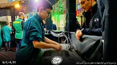 اجتماع ۱۰ هزار نفری فاطمیون در خیابان شوش منطقه ۱۵