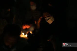آیین شام غریبان در مقبره شهدا