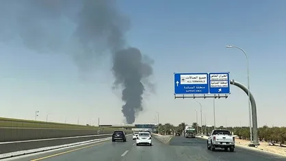 تصاویر ماهواره&zwnj;ای از آسیب به مخازن نفتی نزدیک فرودگاه ریاض