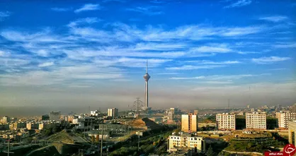 هوای تهران با شاخص ۹۵ در آستانه ناسالمی