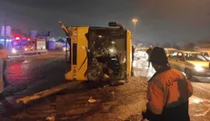 ۲ جان‌باخته و ١٢ مصدوم در واژگونی اتوبوس جاده بجنورد_اسفراین+ فیلم
